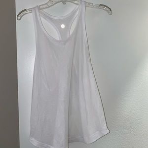 White LuluLemon Workout Tank